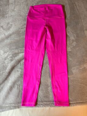 Fleo Hot Pink High-Waist Active Leggings